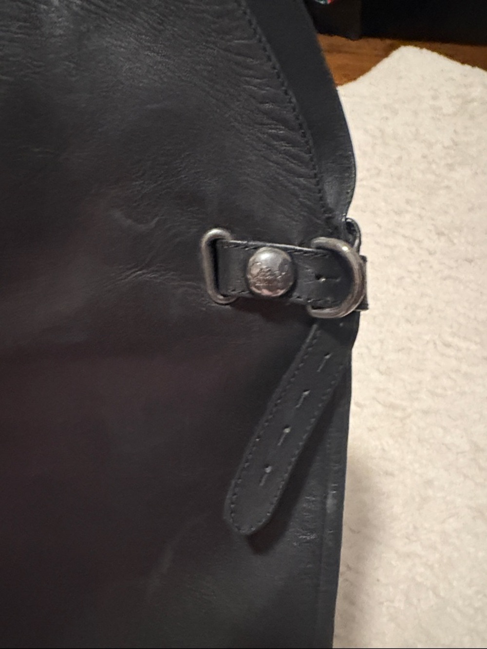 Coach Black Cheyenne Leather Over-the-Knee Boots - Picture 3 of 9